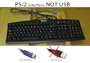 Dell Keyboard, Model: SK-8110, PS/2 Interface, Black, DP/N 07N242