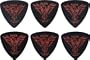 Clayton Black Raven Rounded Triangle Guitar Picks 1.52MM 1 Dozen