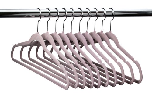 ULTRA-SLIM VELVET SUIT HANGERS - SET OF 10- Lavender