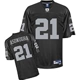 Nnamdi Asomugha Black Reebok NFL Premier Oakland Raiders Jersey - XX-Large