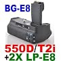 Battery Grip BG-E8 for Canon EOS 550D / Rebel T2i &hellip by Canon