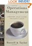 Operations Management: Creating Value Along the Supply Chain
