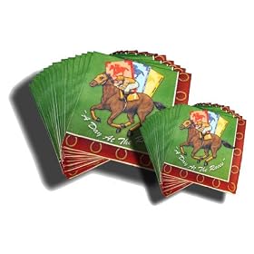 HORSE RACING PARTY NAPKINS "DAY AT THE RACES"
