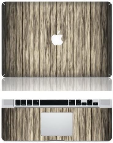 Wood Alike Macbook Protective Decals Top Sticker Front Decal