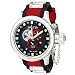 Invicta Men's Russian Diver Collection Quinotaur Black and Red Polyurethane Watch #6175