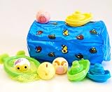 Kindergeschenke ARCHE NOAH mit Badewannen Basketballspiel und Booten sowie weiterem Badewannenspielzeug als Kindertagsgeschenke Set