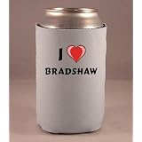 Custom Beverage Can Bottle Cover (Coolie) with I Love Bradshaw by SHOPZEUS