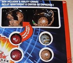 Bakugan Battle 6 Pack Tan JUGGERNOID 500G & Tan CENTIPOID Series 2
