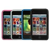 Buy 4 High Quality Thick Silicone Skin Cases for Apple iPod Touch 2nd GEN by Crazyondigital