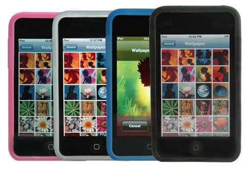 4 High Quality Thick Silicone Skin Cases for Apple iPod Touch 2nd GEN