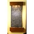 Adagio Cascade Springs Wall Fountain Green FeatherStone Rustic Copper - CSS1012