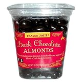 Trader Joe's Dark Chocolate Almonds Crunchy California Almonds Drenched in Rich Dark Chocolate No Gluten Ingedients Used Low Sodium