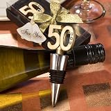 50th Anniversary Wine Bottle Stopper Favors