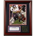 Steiner Sports New York Giants #12 Steve Smith Autographed Framed Floating 11'' x 14'' Collage With Game Used Turf -