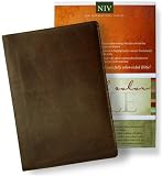 New International Version-Bonded Leather (Brown) (Standard Full Color Bible) image