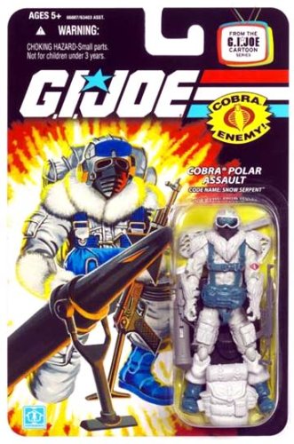G.I. JOE Hasbro 3 3/4 Wave 9 Action FigureSnow Serpent