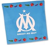 Lot de 4 x Serviette de Table cuisine OM - OLYMPIQUE DE MARSEILLE - Football - Modèle 