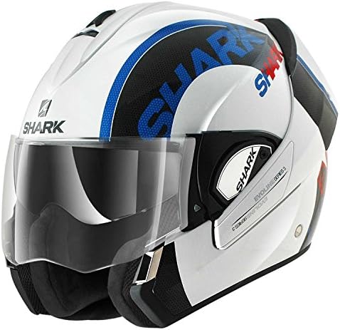 Shark Evoline Series3 Drop Helmet-Blue-Red-Black-White-M