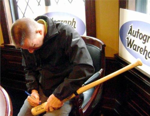 Chris Sabo Autographed Bat - inscribed 90 WS Champs & 88 NL ROY - Autographed MLB Bats