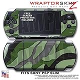 Camouflage Green WraptorSkinz Skin and Screen Protector Kit fits Sony PSP S ....