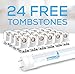 24-Pack of Hyperikon T8 LED Light Tube, 4ft, 18W (40W equivalent), 3000K (Soft White Glow), Single Ended Power, Clear, UL-Listed & DLC-Qualified [24 Tombstones Included]