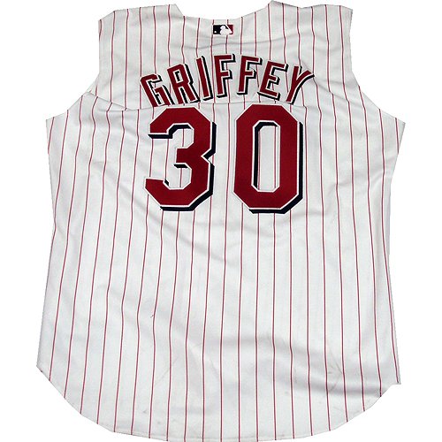 Steiner Sports MLB Cincinnati Reds Ken Griffey JR Reds Vest White