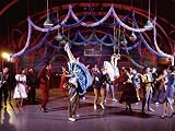 Actress Carol Lawrence and Other Cast in Dance Scene from Broadway Musical 