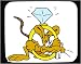 Mouse Pad with diamond, ring, rat, mouse