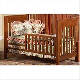 Toddler Bed Conversion Rail Set for Arezzo Crib Finish: Antique Sienna