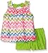 Little Lass Girls' 2 Piece Short Set Chevron Tank