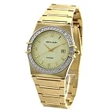 Pierre Cardin Fine Wrist Watch - Men's Gold-Tone Champagne Face Diamond Collection Watch