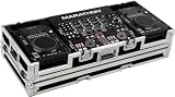 Marathon Case: Holds 2 X Medium Format Cd Players: American Audio Cdi 300, 500, Numark Icdx Players Players + 19 - inch Mixer W / Low Profile Wheels - B000RRID0K
