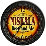 NISKALA 'S Beer and Ale Cascading Pub Wall Clock