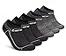 Tesla Men's 6-Pack Atheltic No Show Socks Cushioned Comfort w Mesh TM-CMZS01