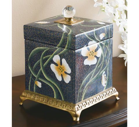 Swaying Flora Porcelain Box