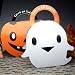 ★385円★大きいサイズ！ハロウィンBOX☆ お顔が可愛い！おばけ