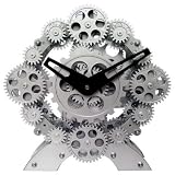 Maple's Clock TCL06-333 Moving Gear Desktop Clock