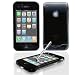 Crystal Clear Smoke Transparent with Lens Snap-On Cover Hard Case Cell Phone Protector for Apple iPhone i-Phone 3G