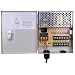 VideoSecu Key Lock 9 Output 12 V DC CCTV Distributed Power Supply Box for Security Camera A67