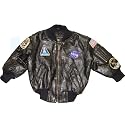 Youth Leather NASA MA-1 with Patches