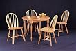 5 Piece Round Table Dining Set By Coaster Furniture