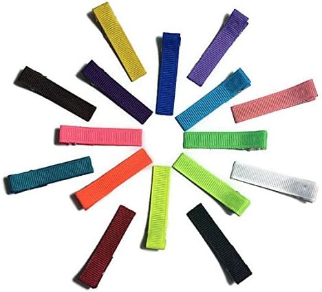 100 - Solid Lined Alligator Clips, Double or Single Prong, Partially or Fully Lined, No Slip, Any Colors, Made To Order