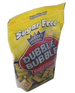 Amazon.com : Sugar Free Dubble Bubble Bubble Gum 22.2 Ounce Resealable