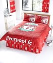 Zap Liverpool Red Pitch Duvet Set, Single