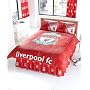 Zap Liverpool Red Pitch Duvet Set, Single