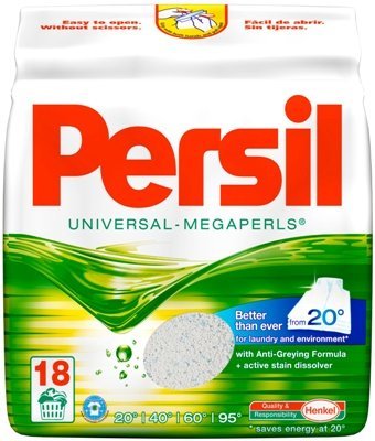 Miele / Henkel : Persil Universal Megaperls Laundry Detergent 2-Pack (Total of 2.43 Kg, 36 Loads)