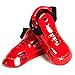 whistlekick Cyber Monday Special! Karate Sparring Gear Set of Boots - Premium Includes FREE Backpack - Martial Arts Sparring Gear Taekwondo Sparring Gear Set. Kickboxing Foot Gear - Adults & Kids