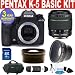 Brand New Pentax K-5 Digital Camera w/ 18-55 WR Lens + 16 GIG Basic Accessory Kit