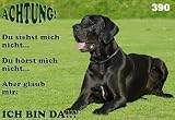 Metall - Warnschild Deutsche Dogge