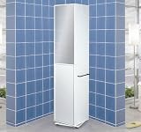 Spiegel-Drehschrank Return 183x40x40cm Weiß